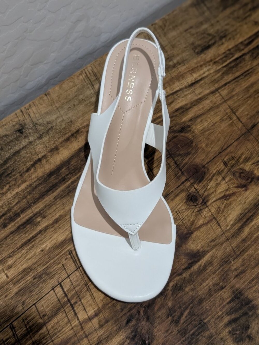 White sandal